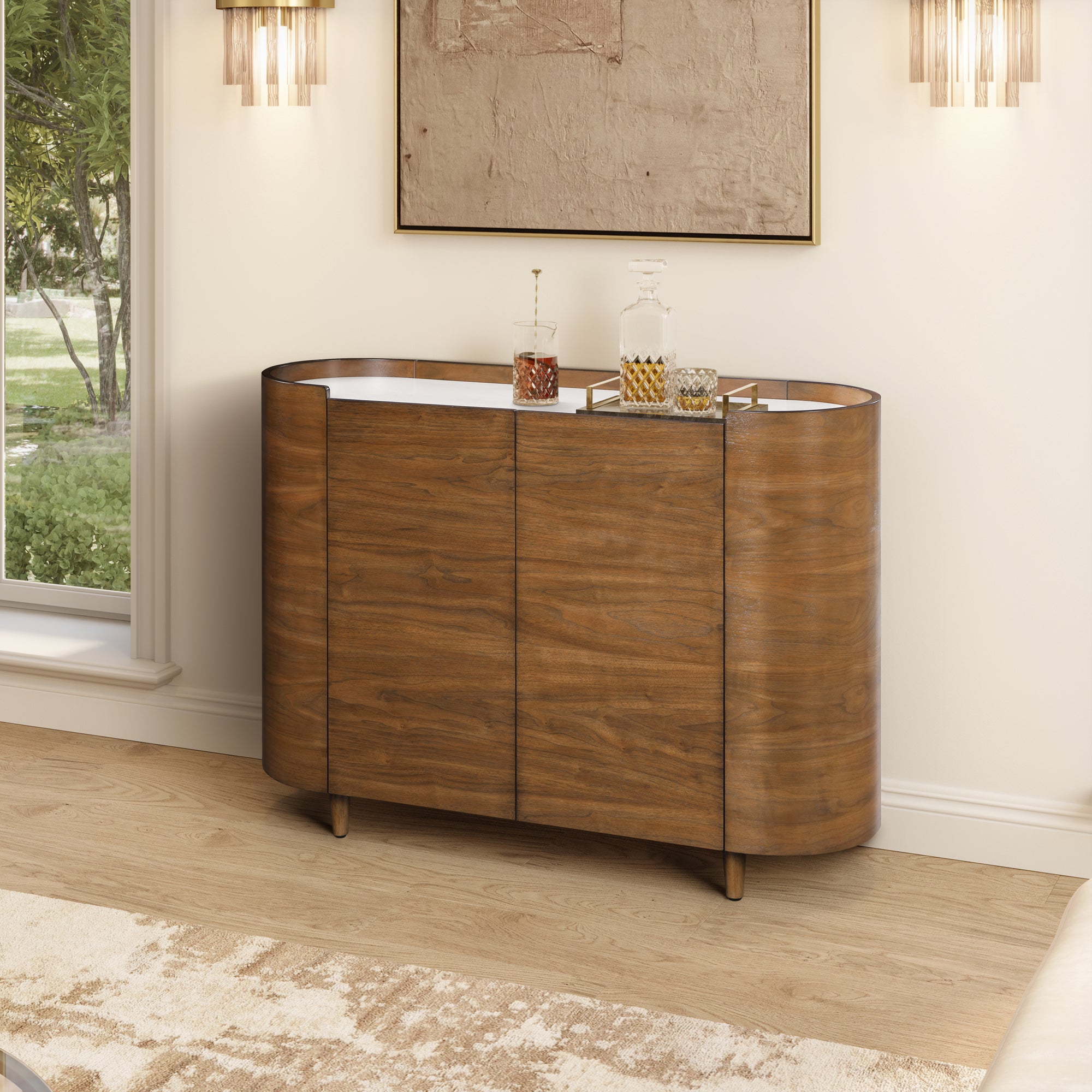 Hedy 30 po - Meuble-lavabo avec dessus en quartz blanc