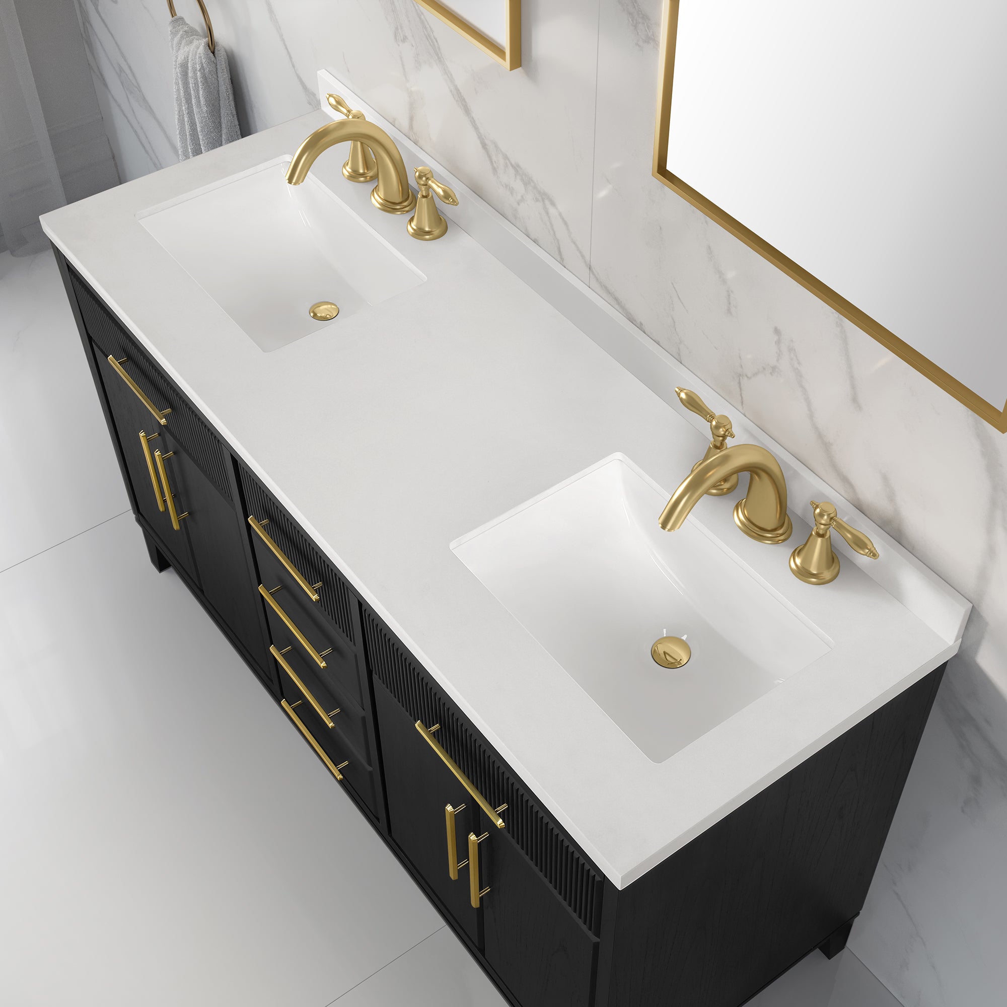 Marbella Vanity 60" - Black