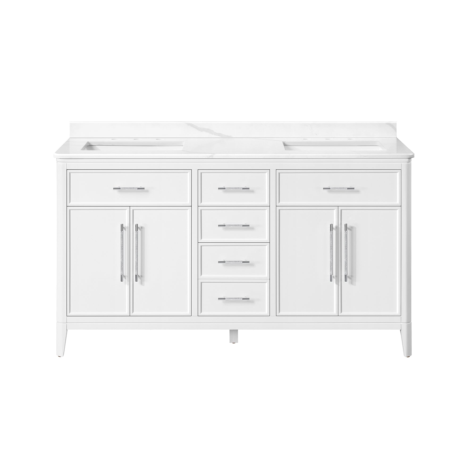 Venice II Vanity 60" - Pure White