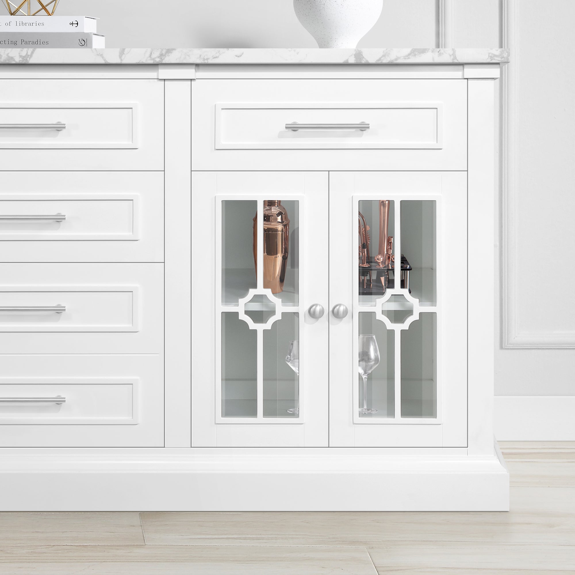 Positano 72” - Customizable Accent Cabinet with Storage