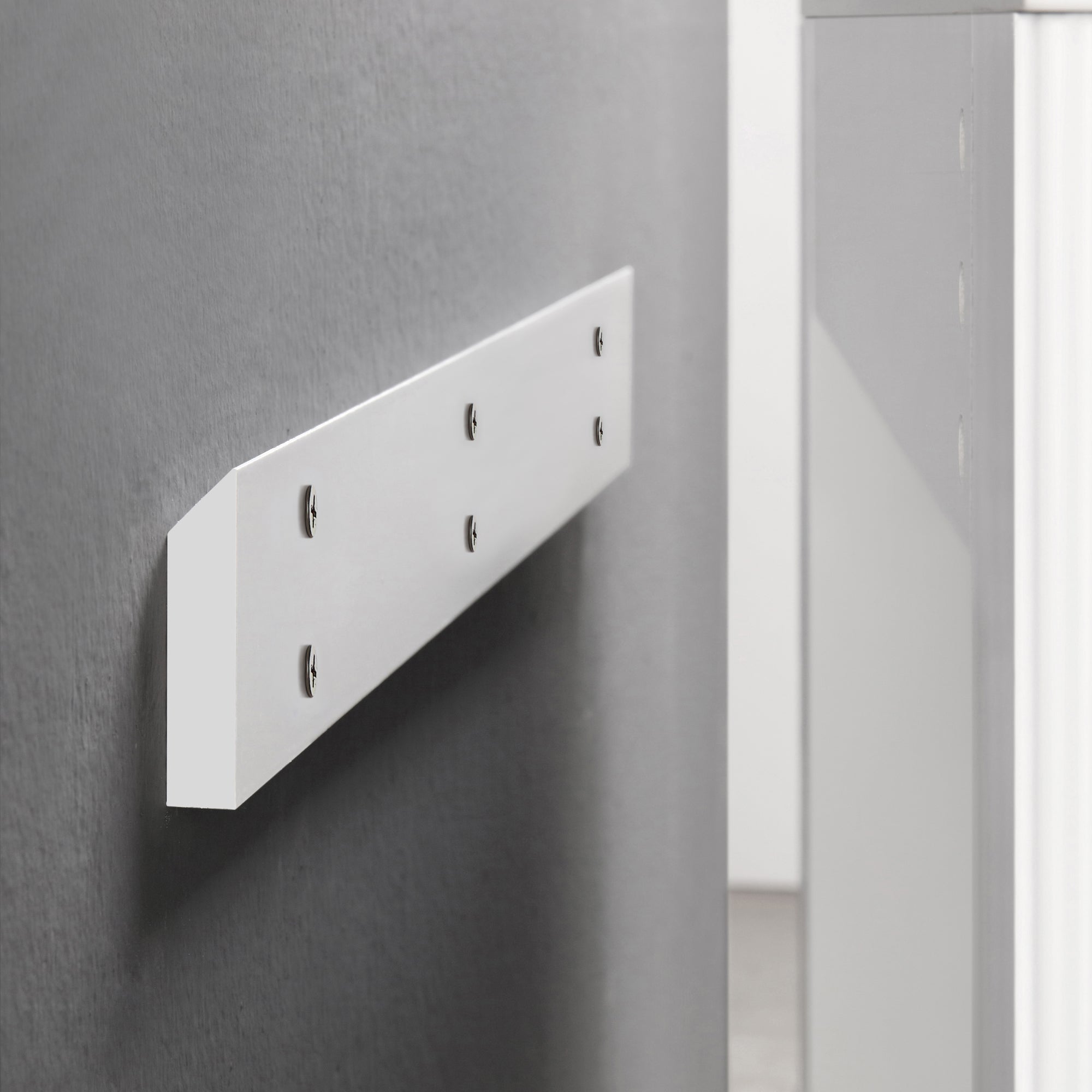 Meuble-lavabo suspendu simple Bella de 36 po blanc pur