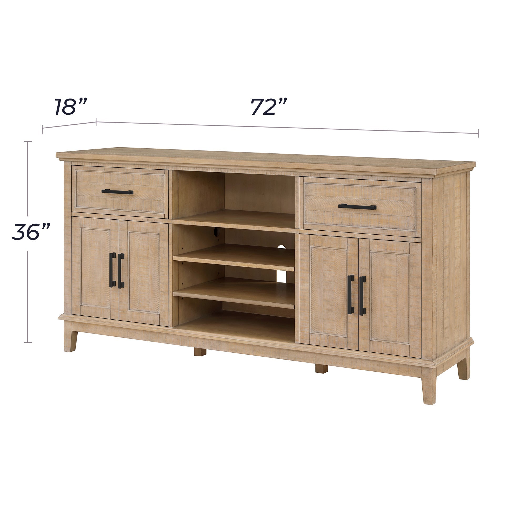 Dylan 72" - Media Console with Storage