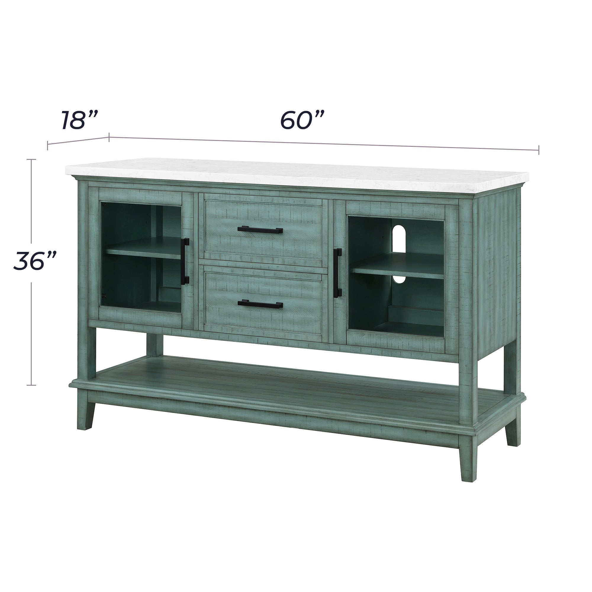 DYLAN 60" - ACCENT CABINET WITH STORAGE