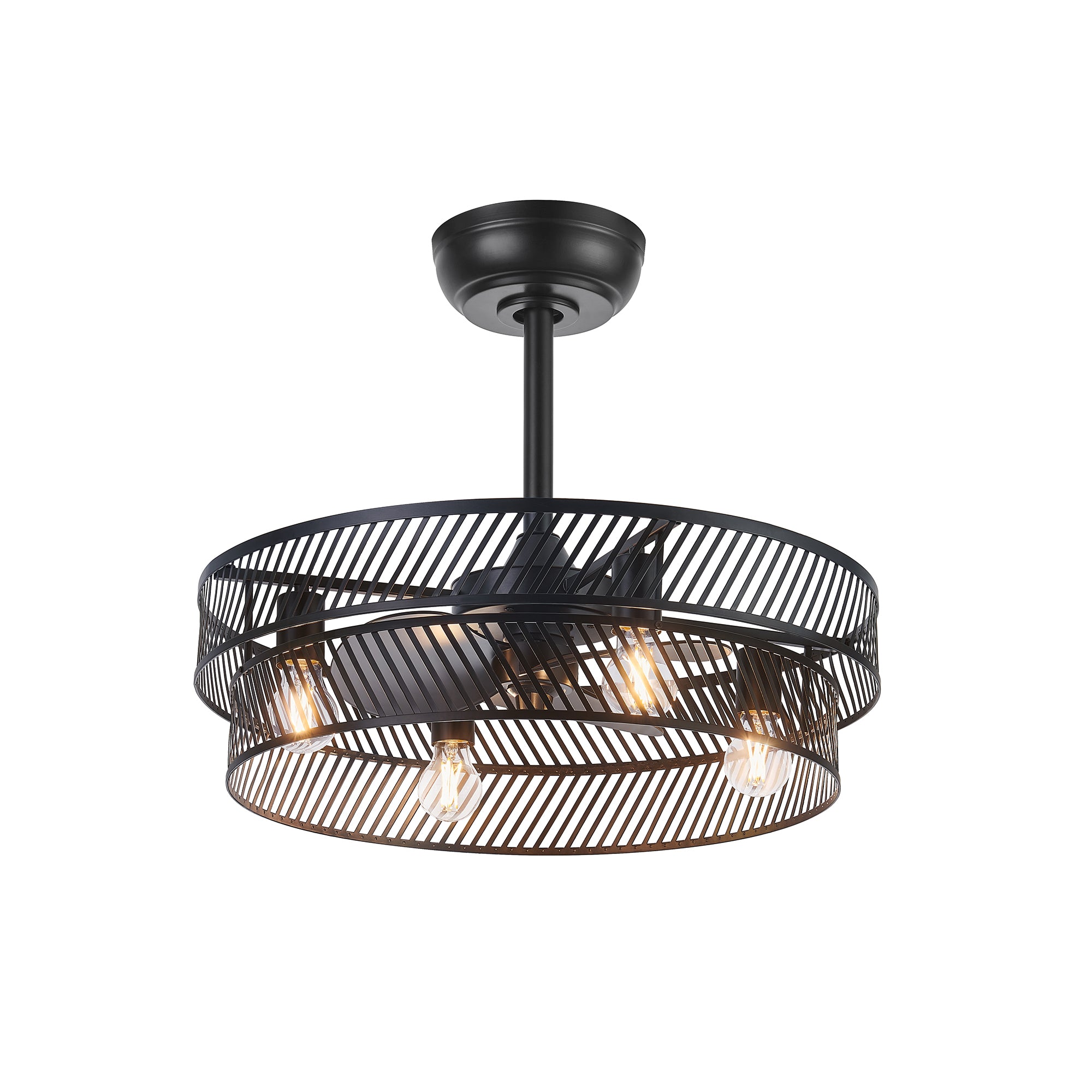Kossi ventilateur-plafonnier à quatre ampoules