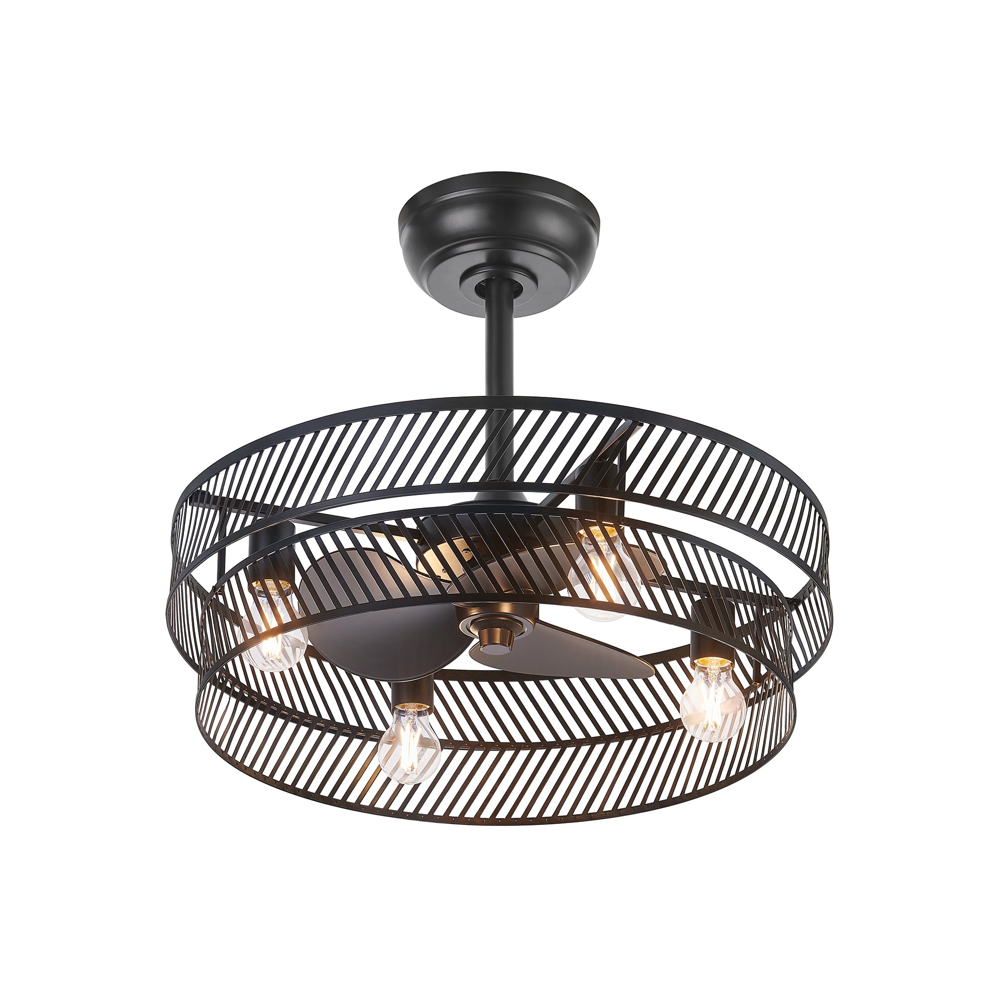Kossi ventilateur-plafonnier à quatre ampoules