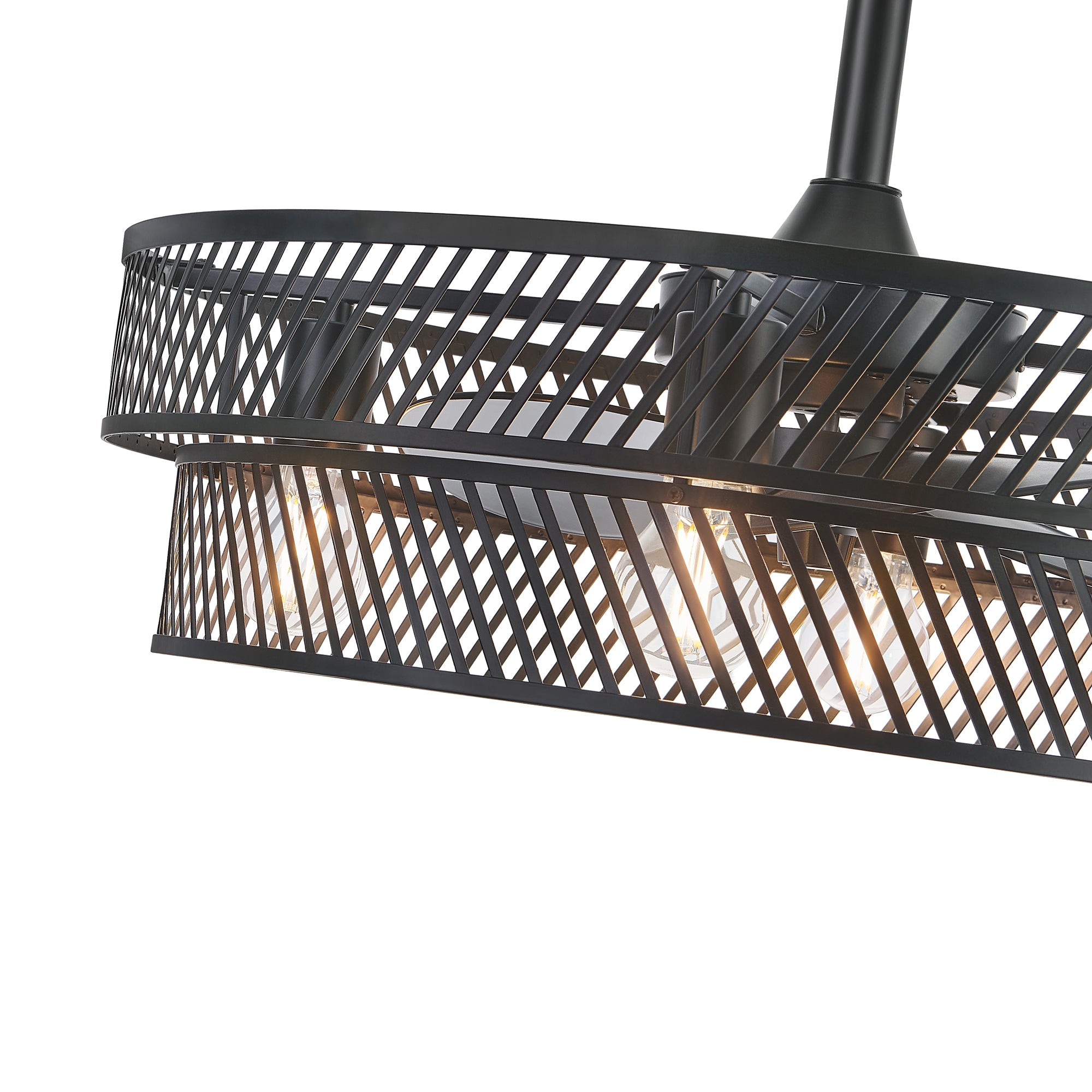 Kossi ventilateur-plafonnier à quatre ampoules