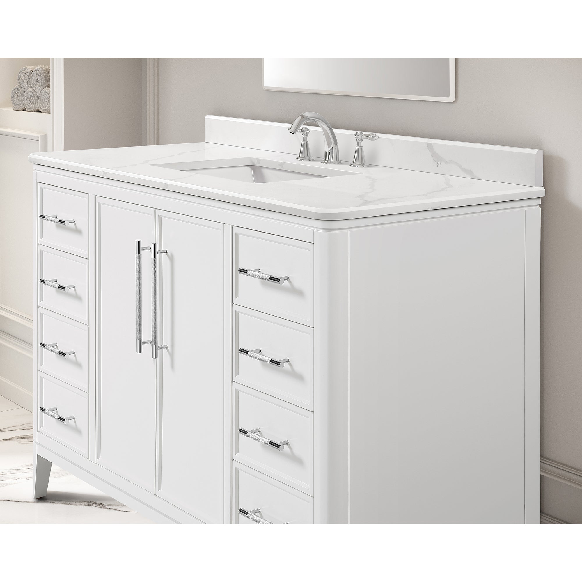 Venice II Vanity 48" - Pure White
