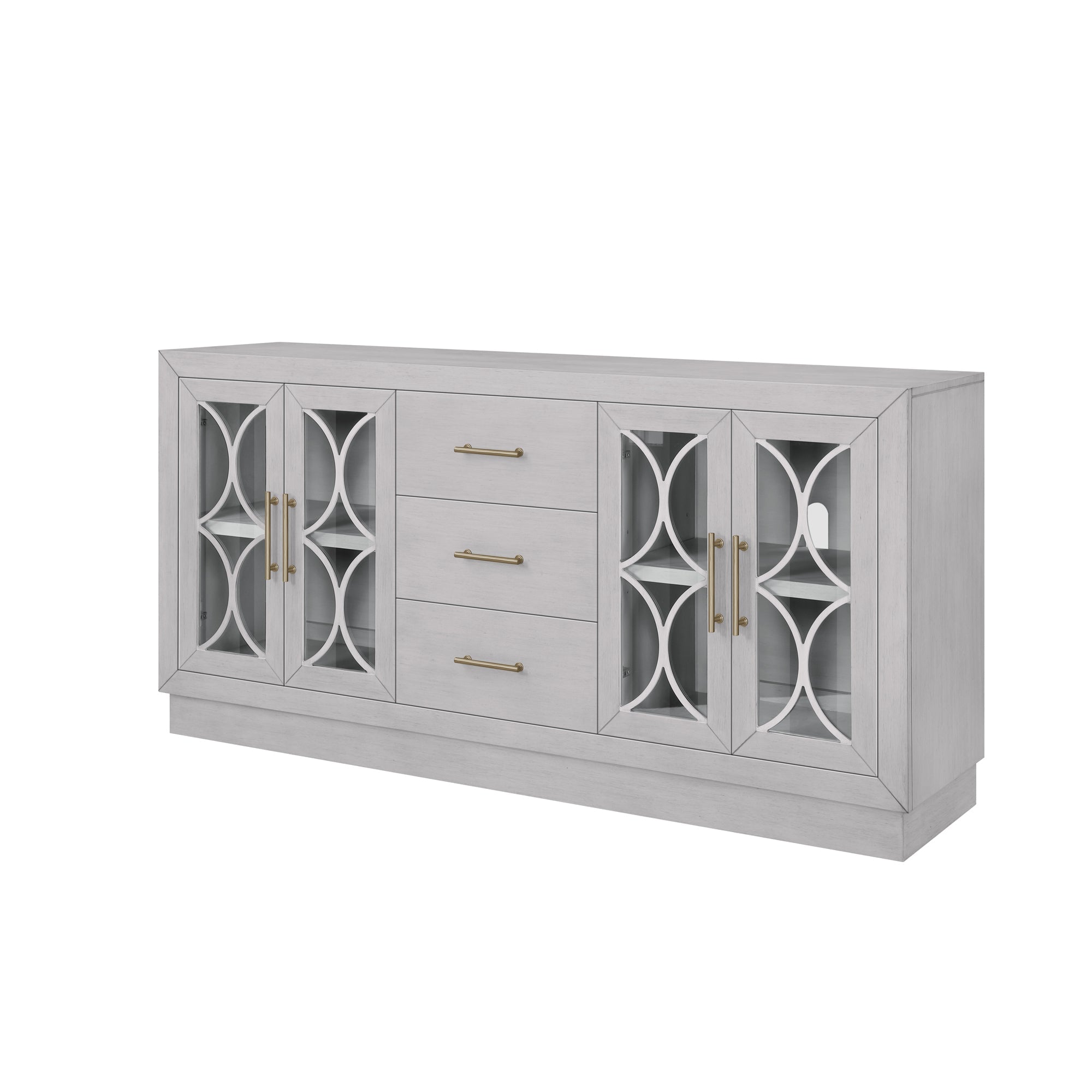 New York 72” - Customizable Accent Cabinet with Storage