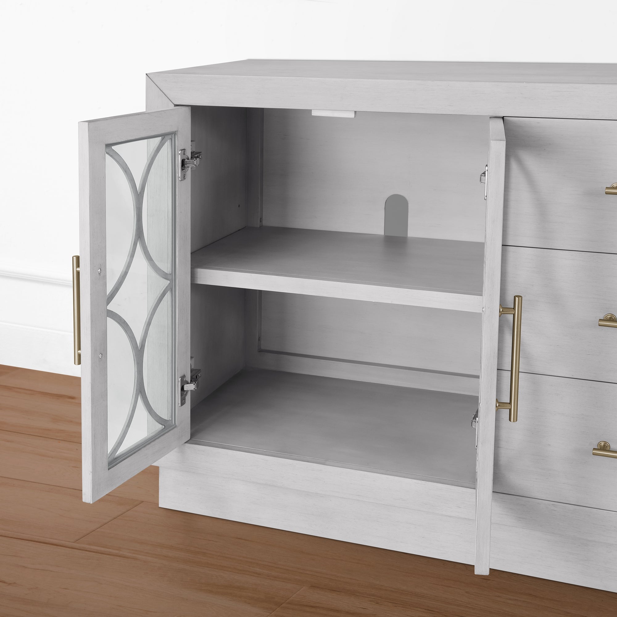 New York 72” - Customizable Accent Cabinet with Storage