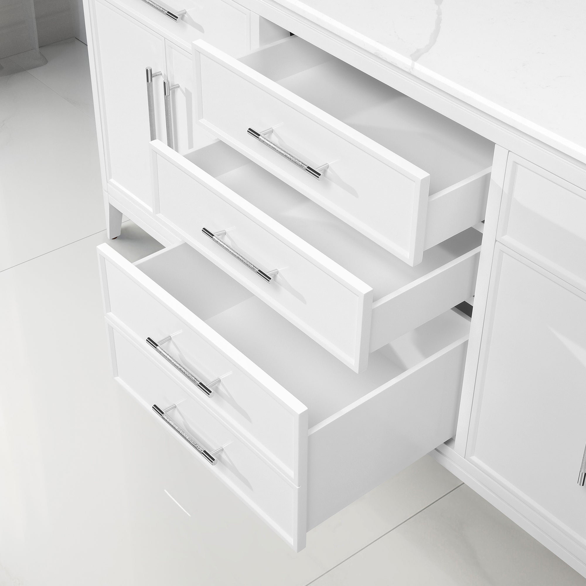 Venice II Vanity 72" - Pure White