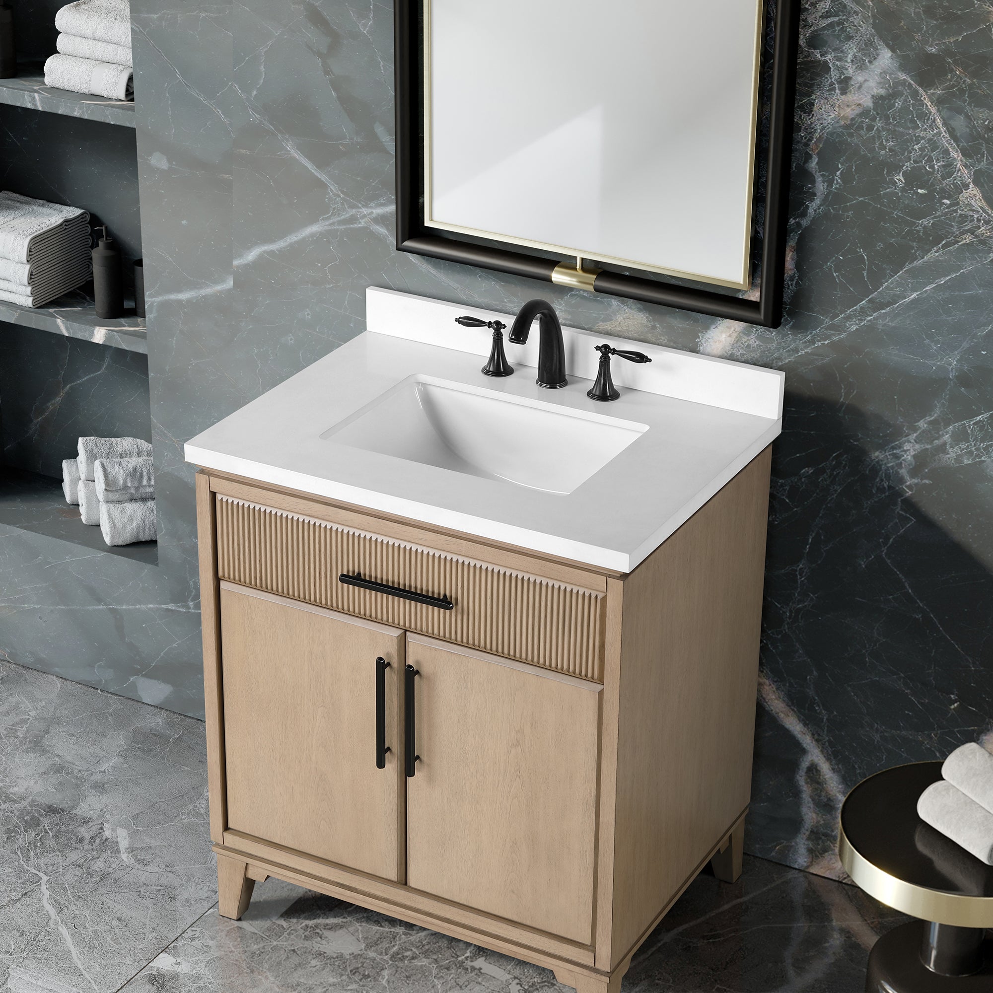 Marbella Vanity 30" - Sahara Birch