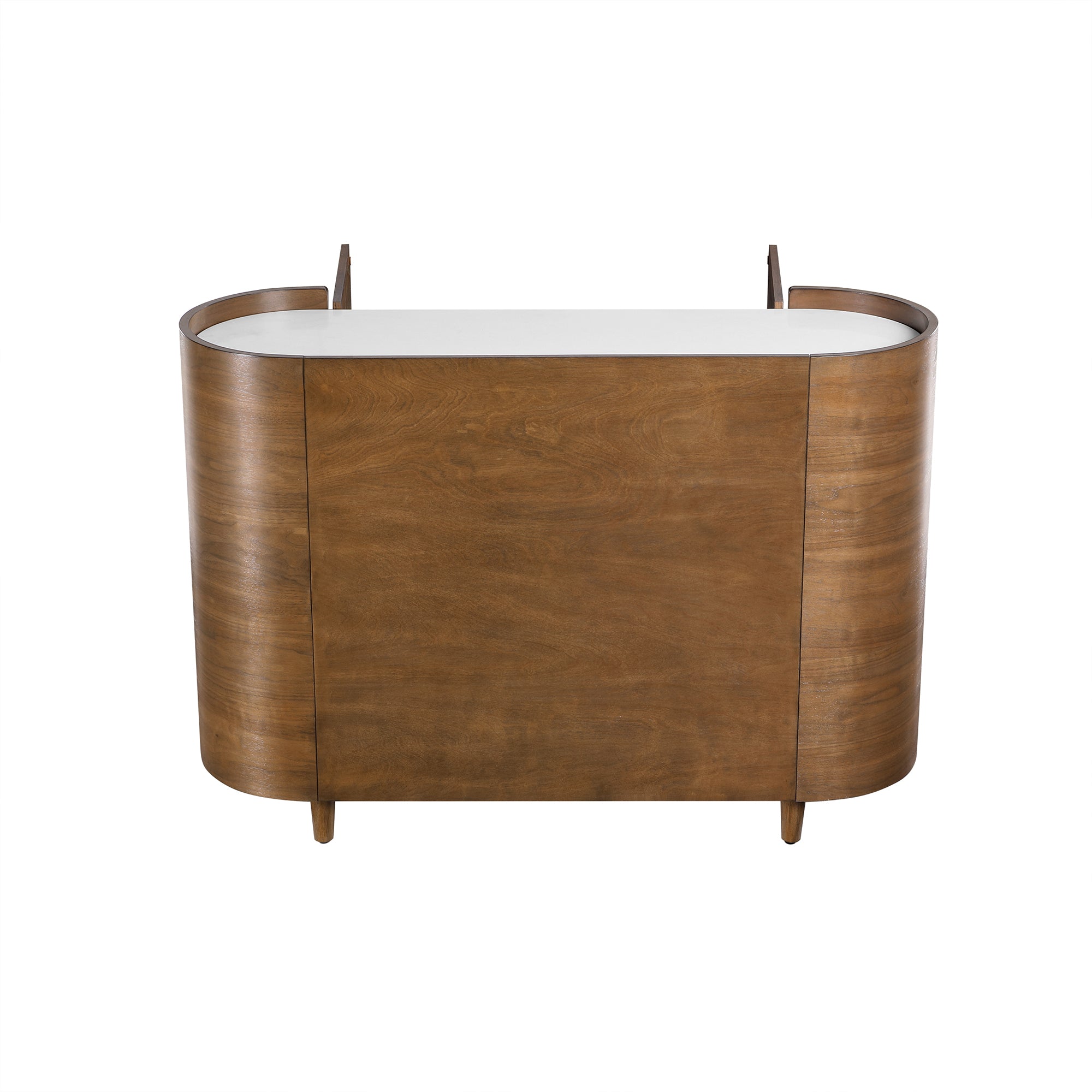 Hedy 30 po - Meuble-lavabo avec dessus en quartz blanc