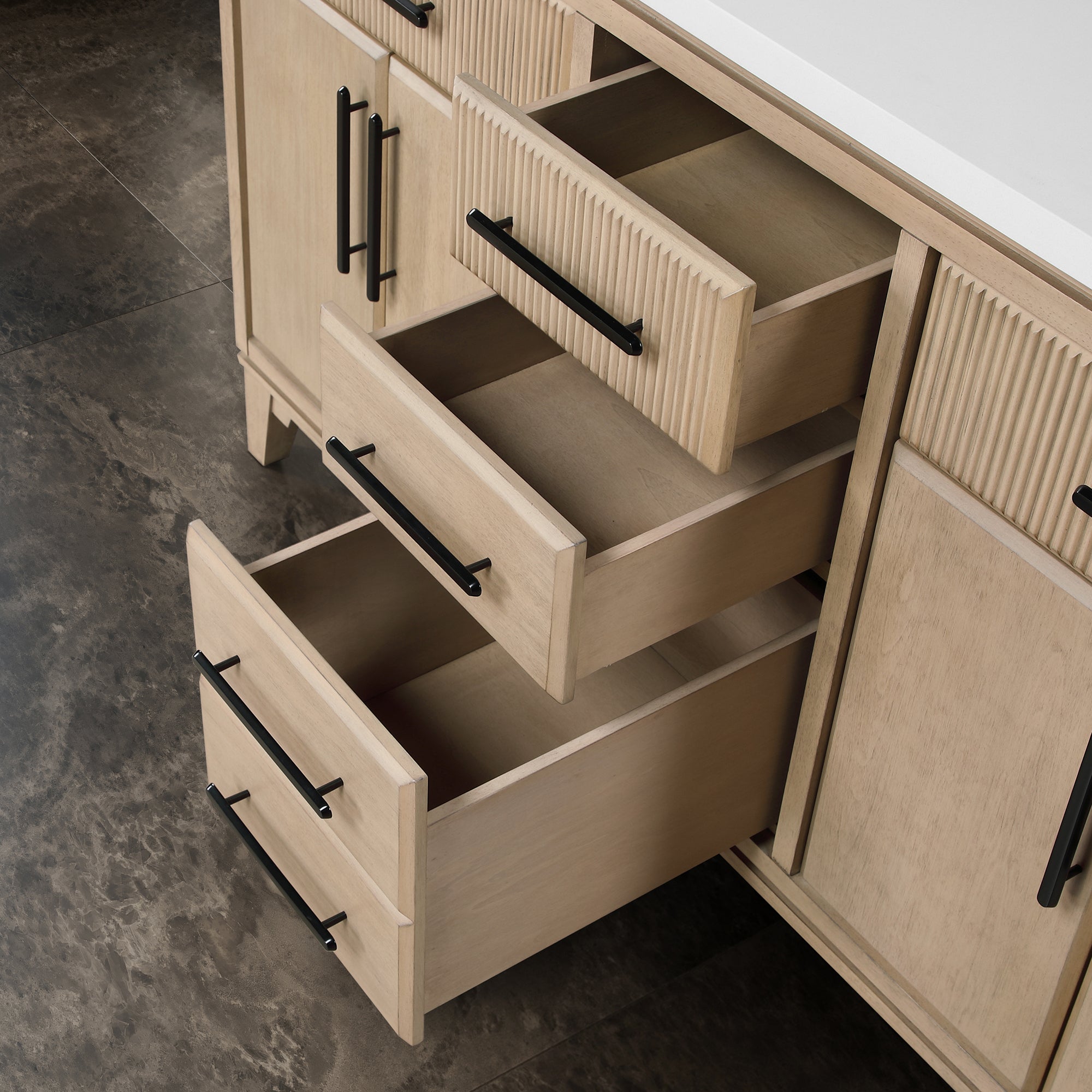 Marbella Vanity 60" - Sahara Birch