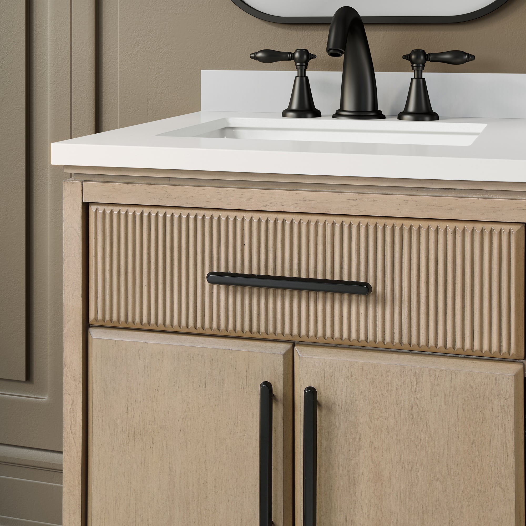 Marbella Vanity 60" - Sahara Birch