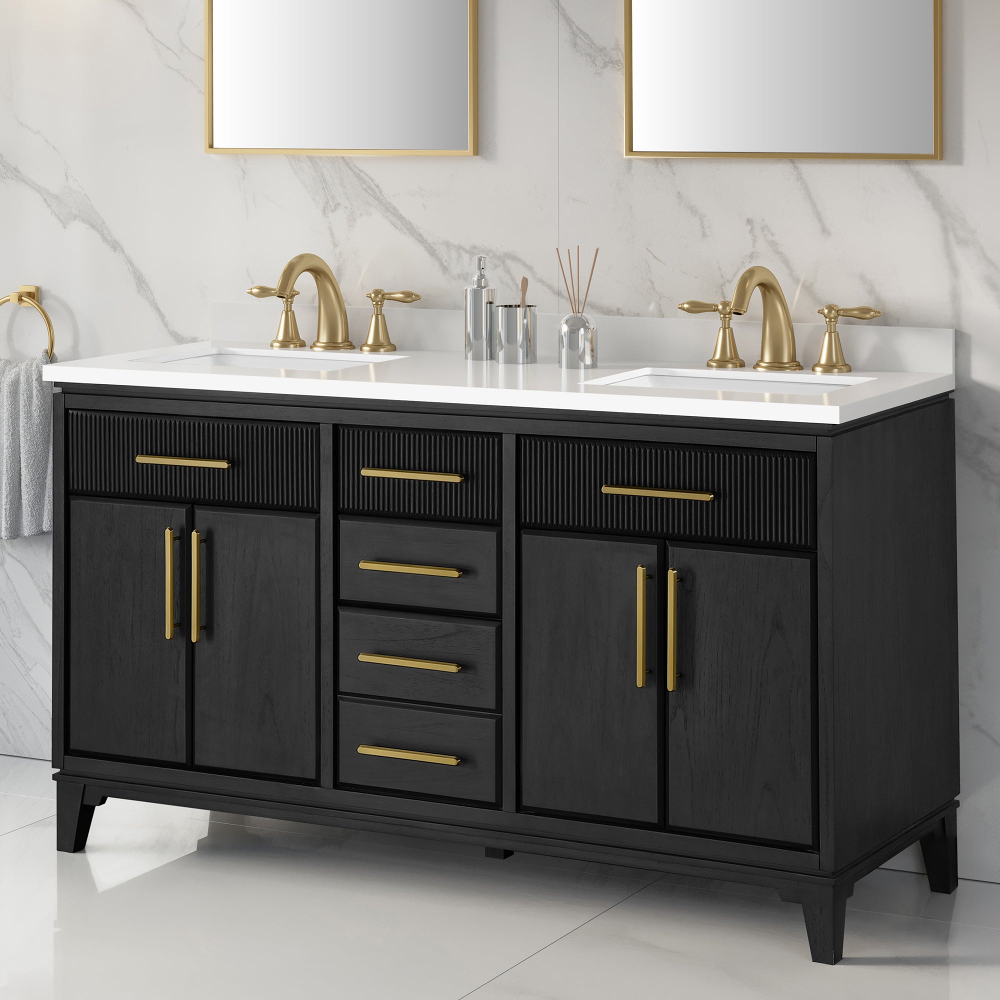 Marbella Vanity 60" - Black