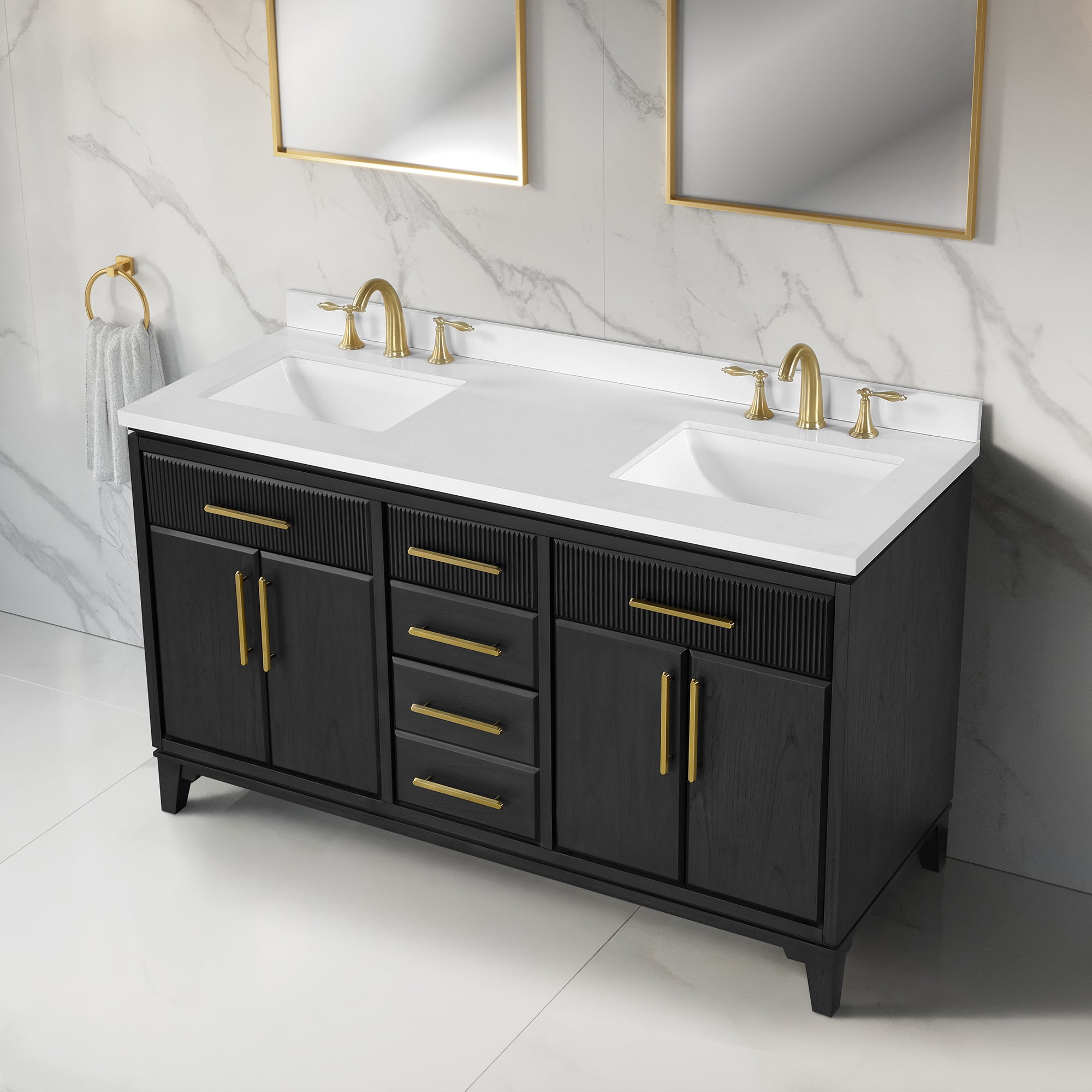 Marbella Vanity 60" - Black