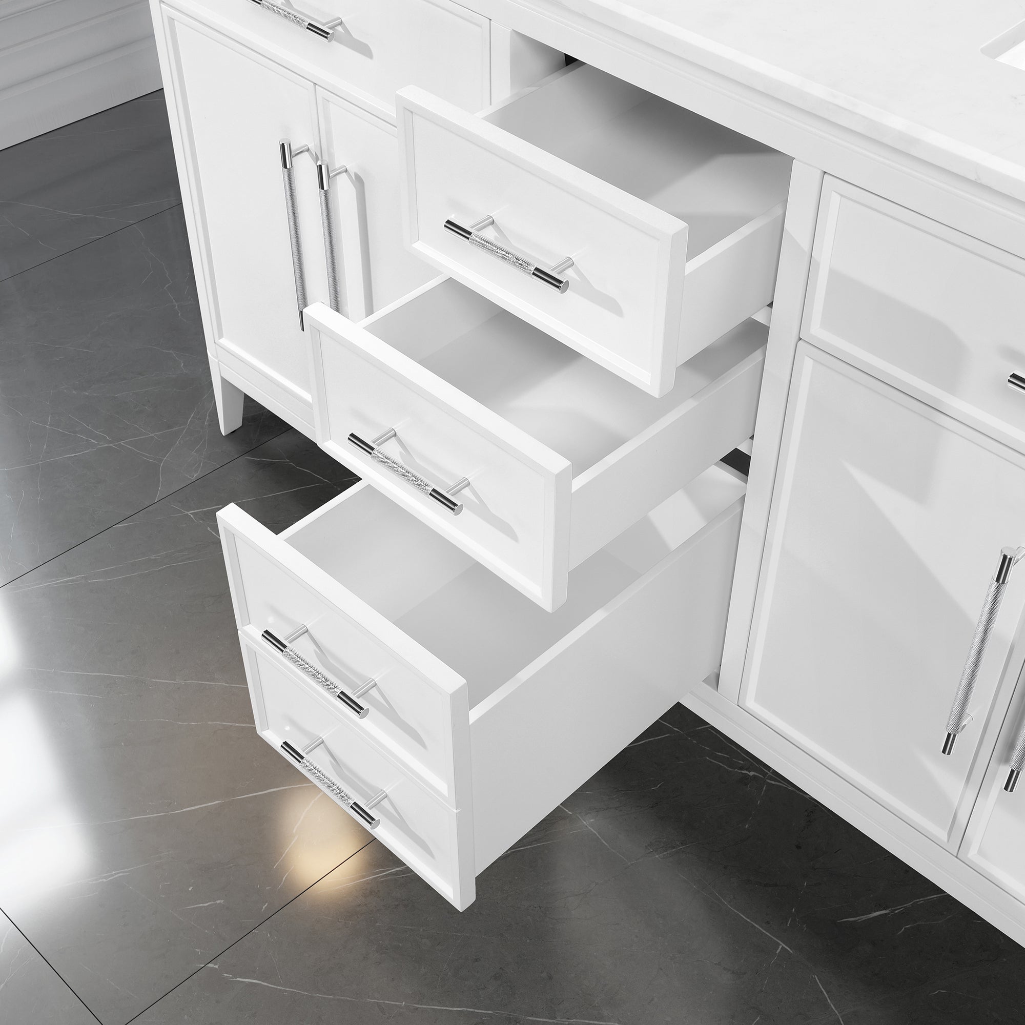 Venice II Vanity 60" - Pure White