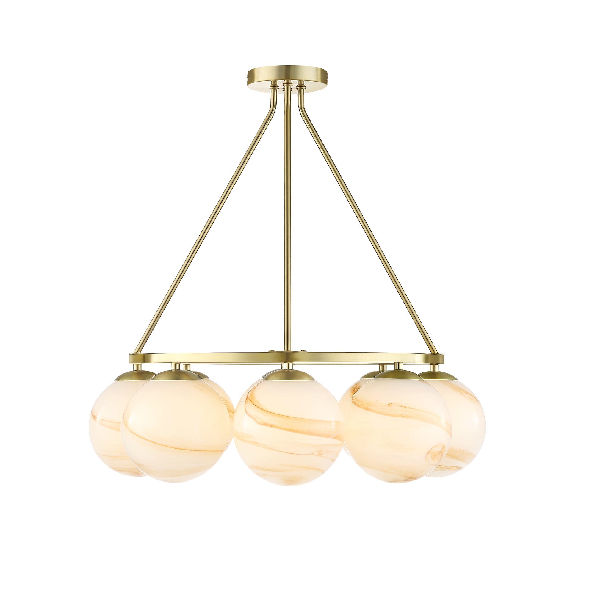 Phoebe lustre à neuf ampoules