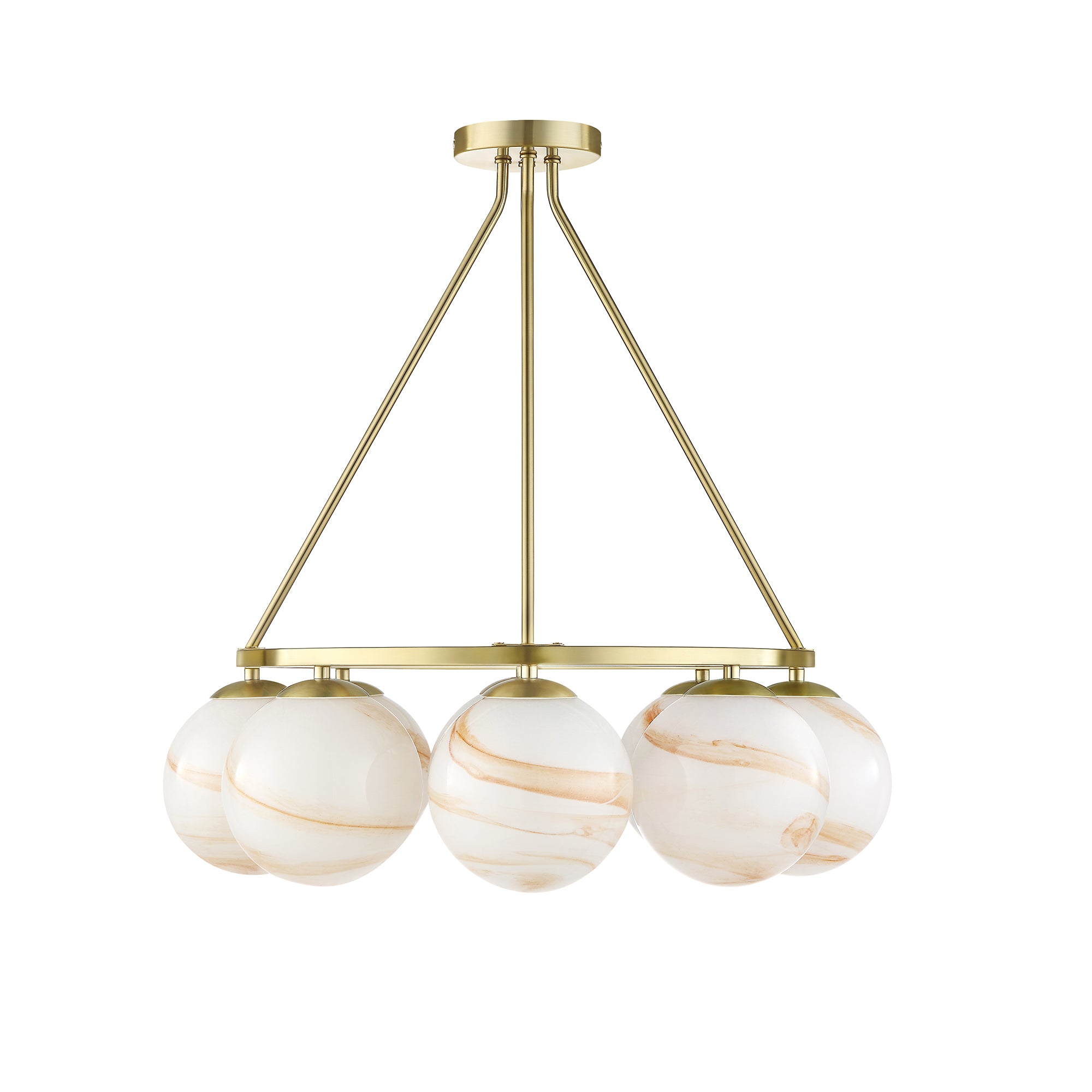 Phoebe lustre à neuf ampoules