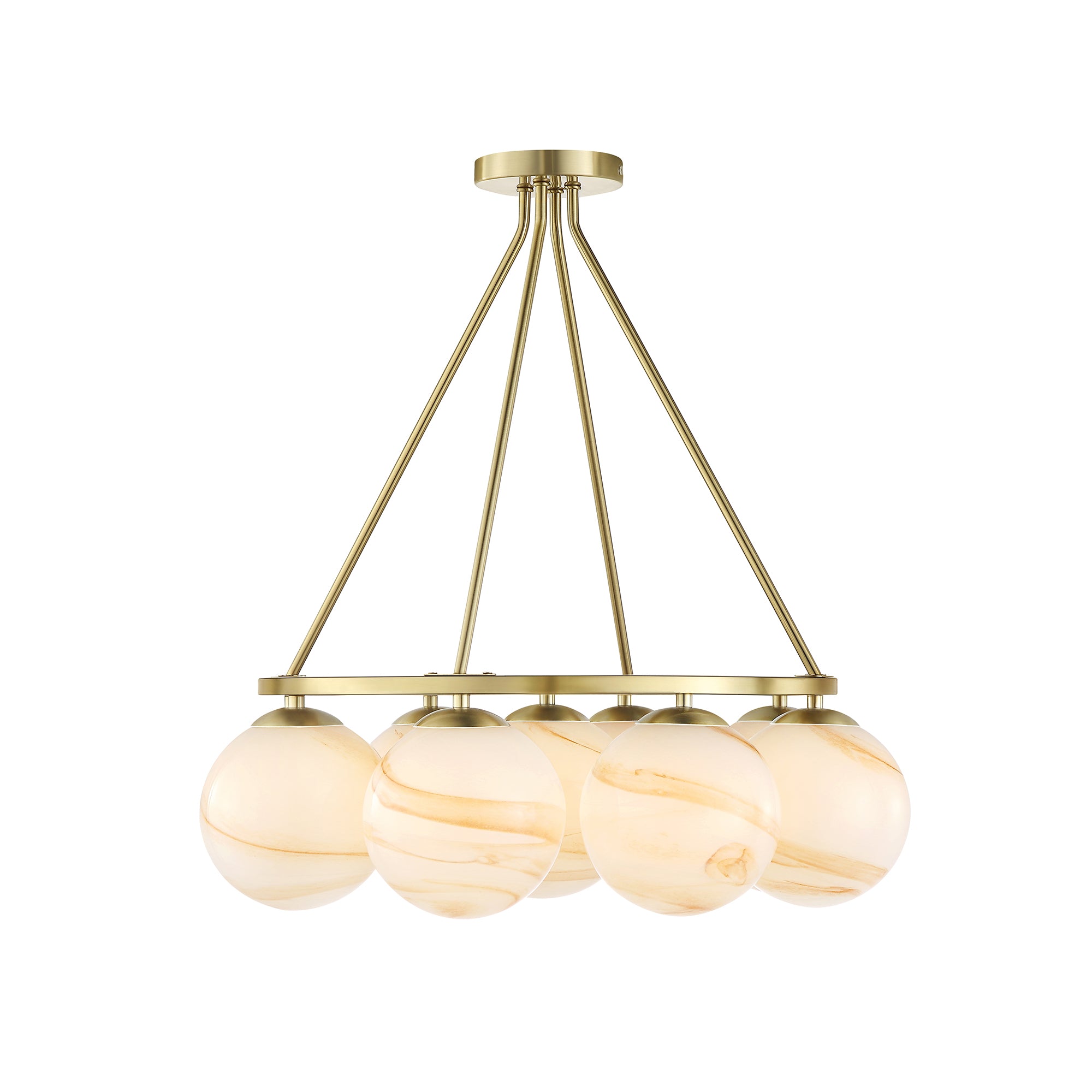 Phoebe lustre à neuf ampoules