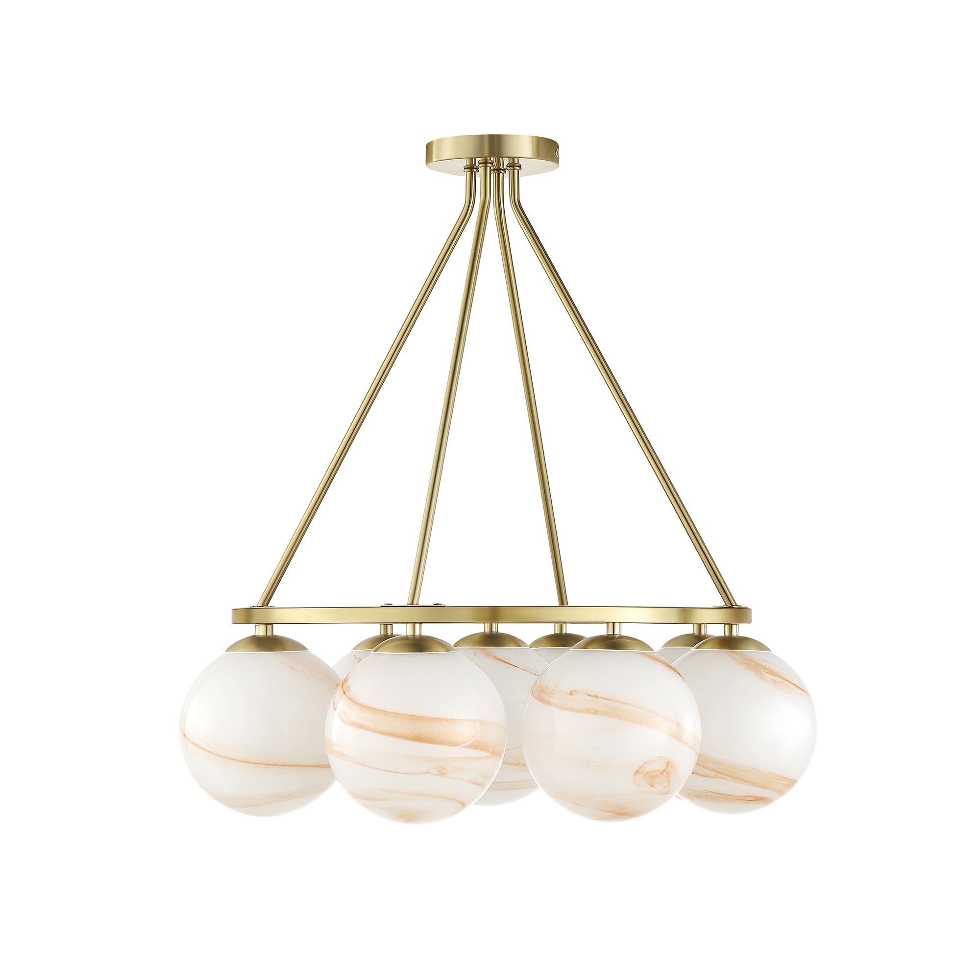 Phoebe lustre à neuf ampoules