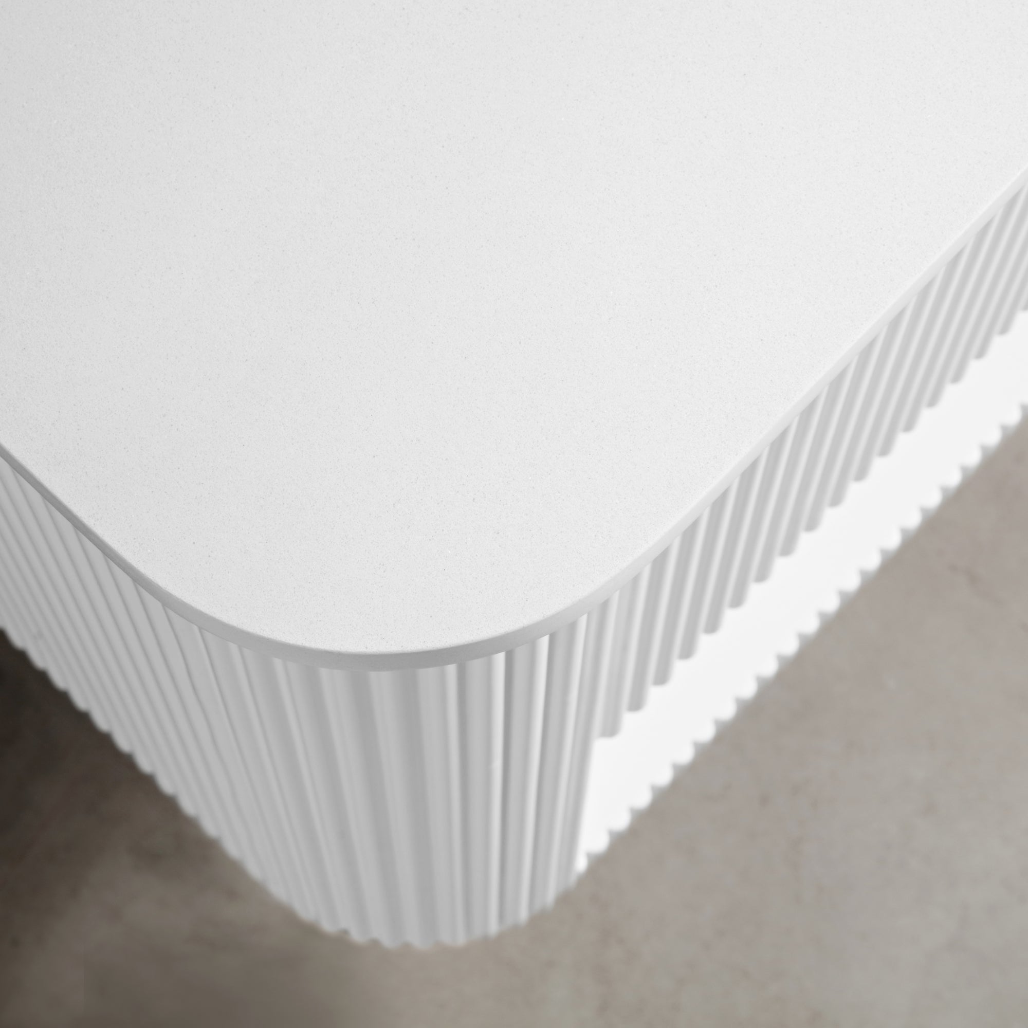 Meuble-lavabo suspendu simple Bella de 36 po blanc pur