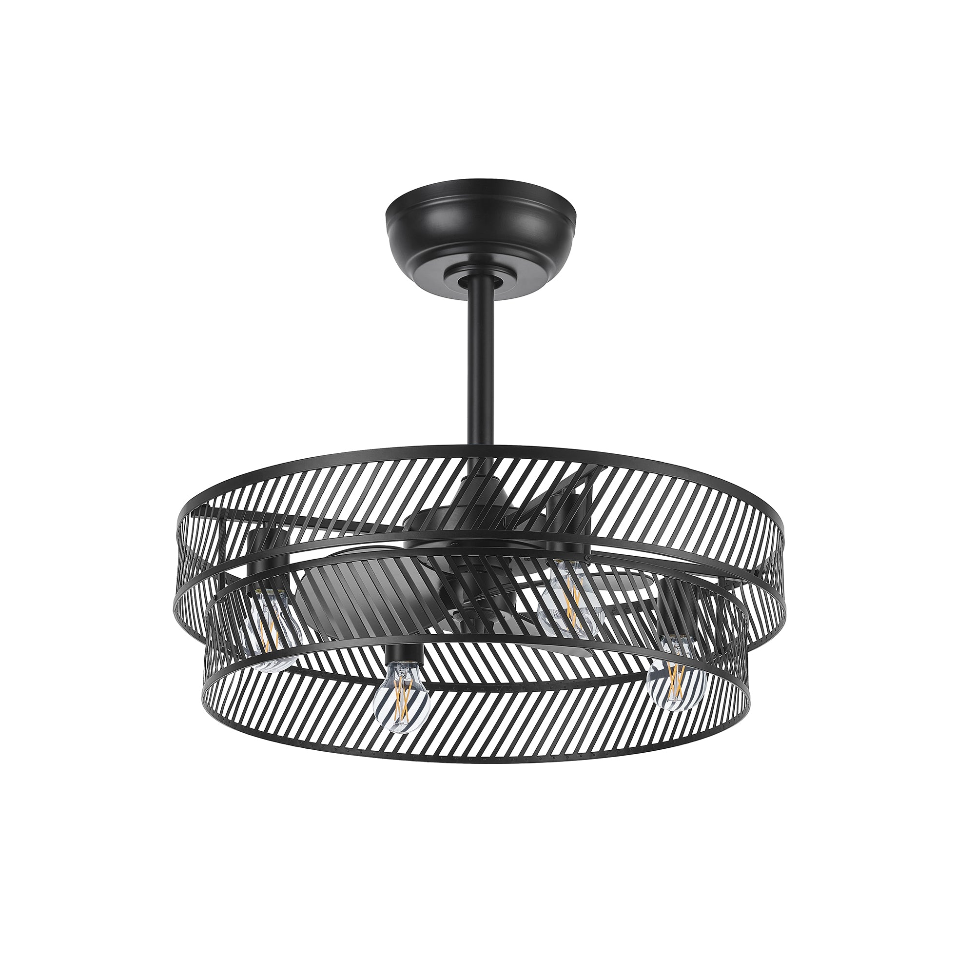 Kossi ventilateur-plafonnier à quatre ampoules