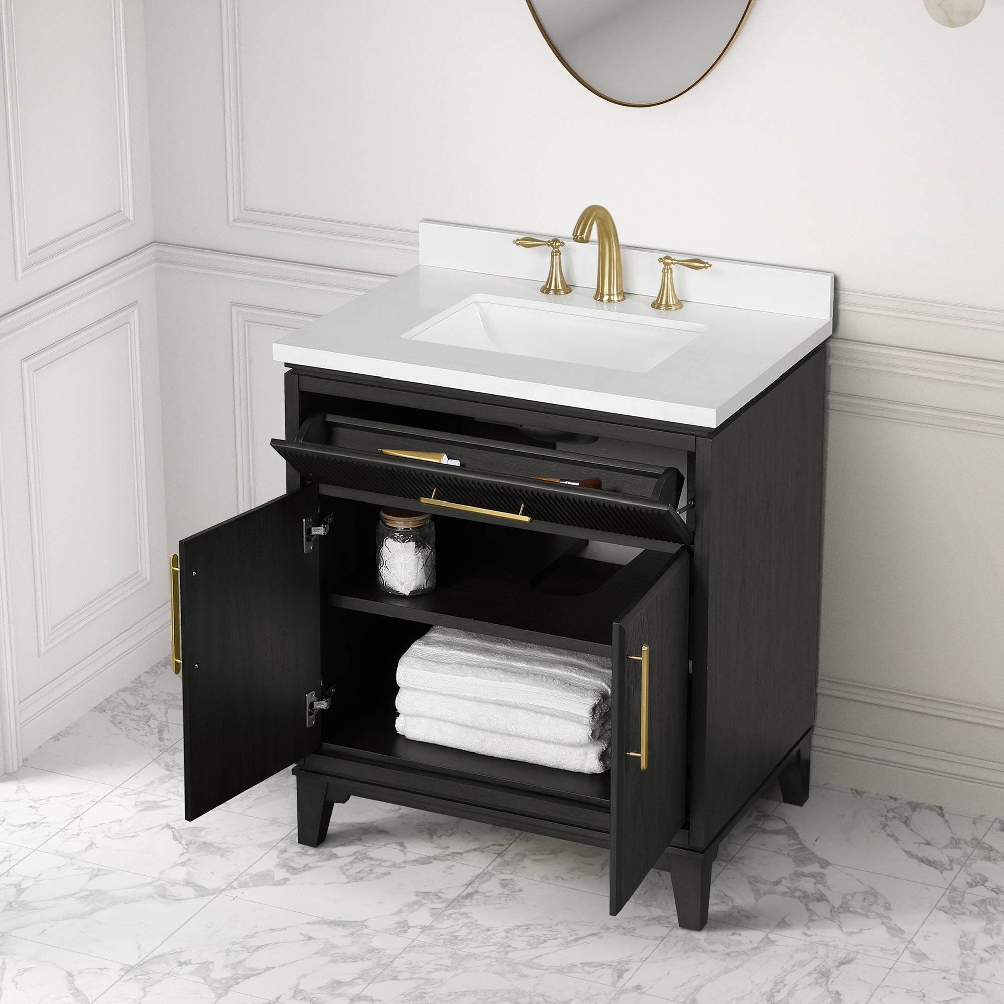 Marbella Vanity 30" - Black
