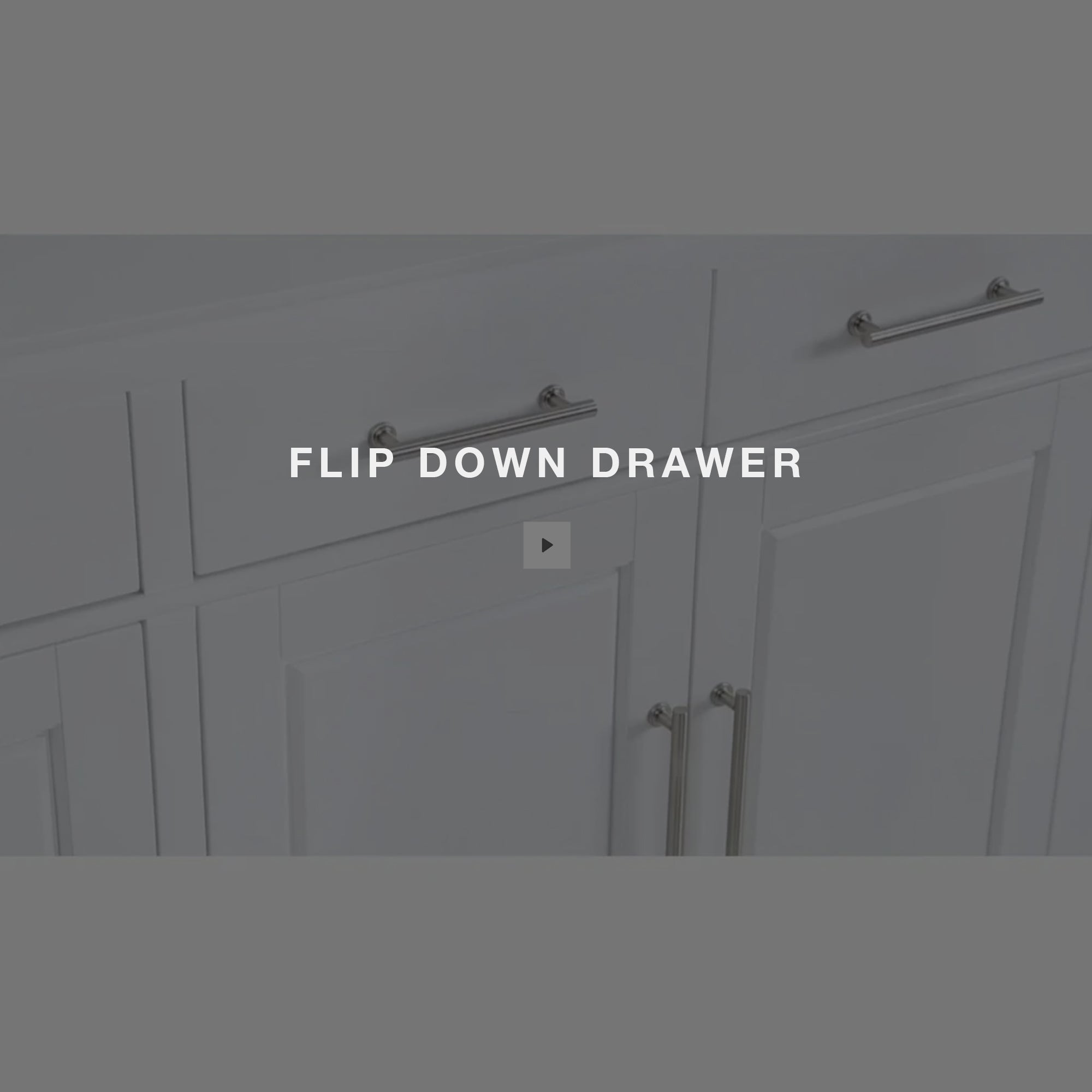 Flip Down Drawer with Power Bar