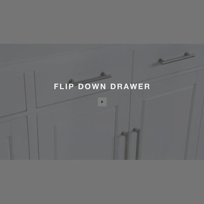 Flip Down Drawer with Power Bar